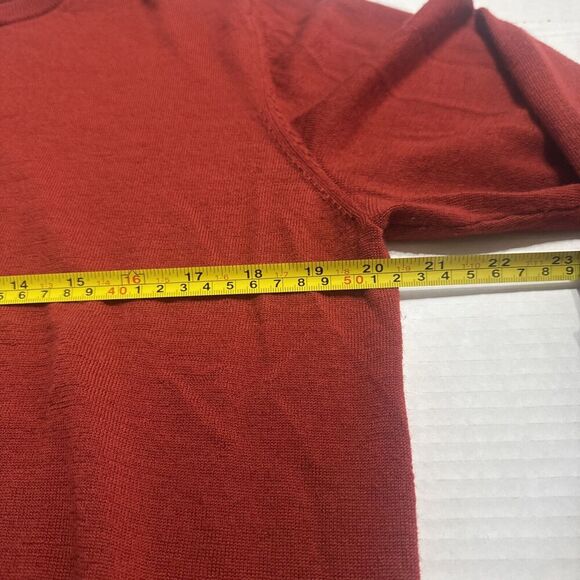 Rodd & Gunn 100% Extra Fine Merino Wool Red Long Sleeve Sweater Mens M (Flaw) - Picture 8 of 10
